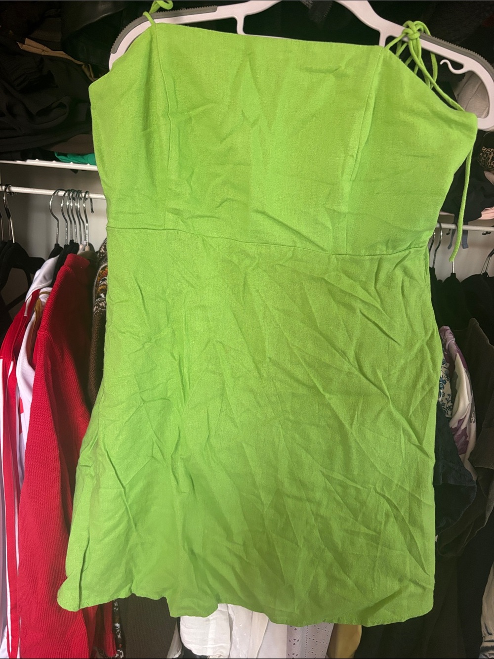 Women’s old Navy Lime Green Summer Slip Dress